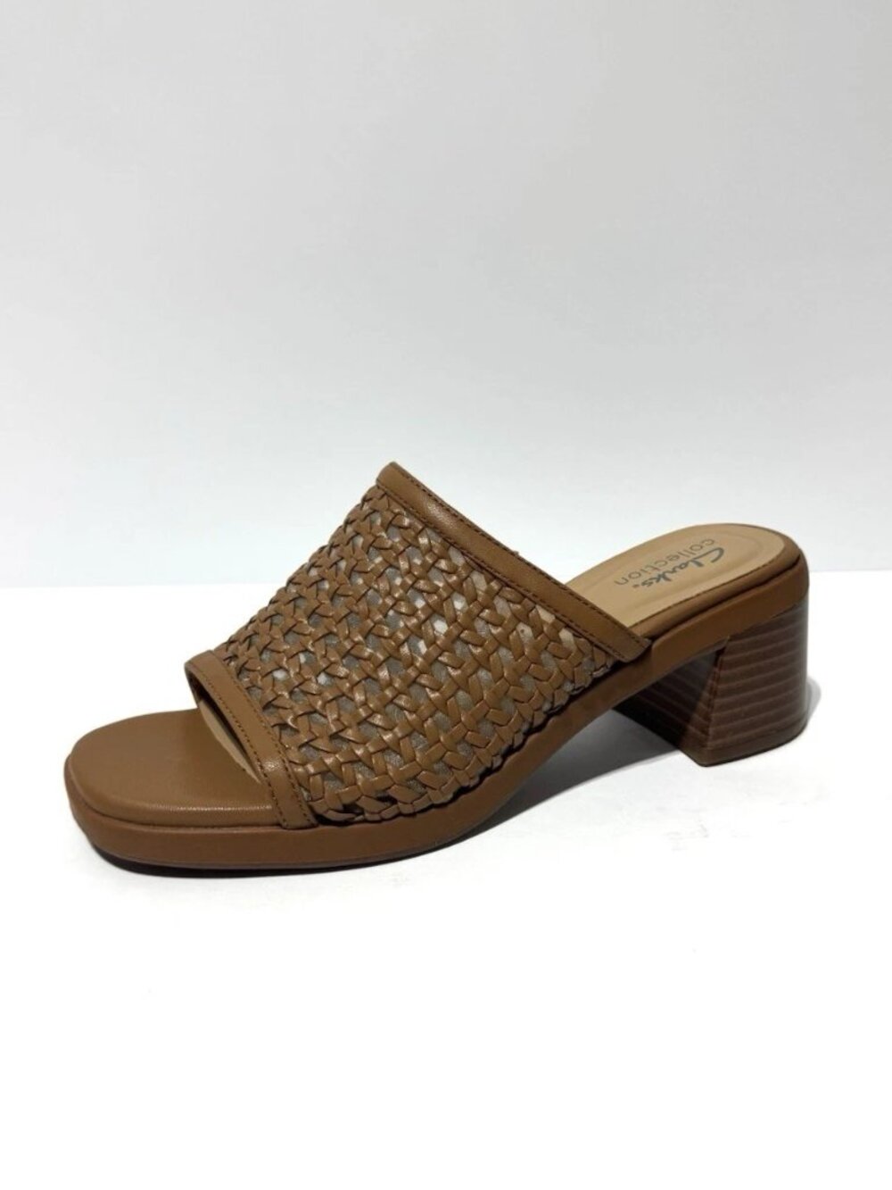 Clark’s Womens Jaylan Slide Sandals Tan Size 7W